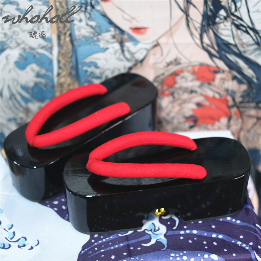 Geta Wooden Sandal - Yaz Kadın Flip Flop Japon Geyşa