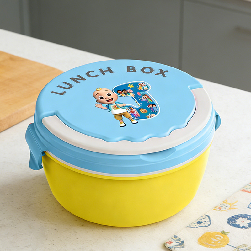 Bento Box - Cocomelon'lar Öğle Yemeği Kutuları Taşınabilir Bento