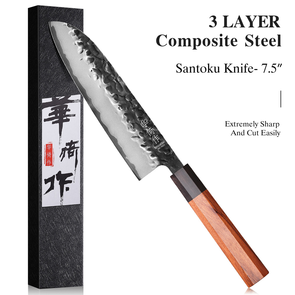 Japanese Knife - 7,5 inç Japon 3 Katmanlı Kompozit