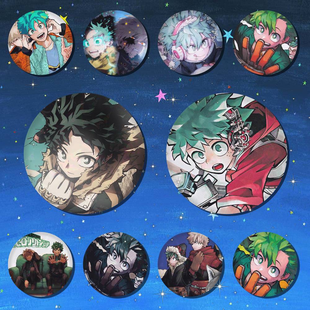 Furoshiki - A-Midoriya Izuku Bakugou Katsuki Anime Yuvarlak