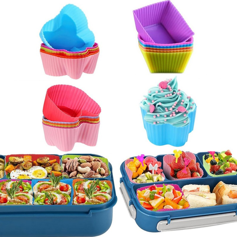 8 adet silikon öğle yemeği kut - Bento Box incelemesi ve fiyatı